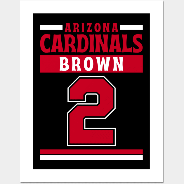 Arizona Cardinals Brown 2 American Football Edition 3 Wall Art by Astronaut.co